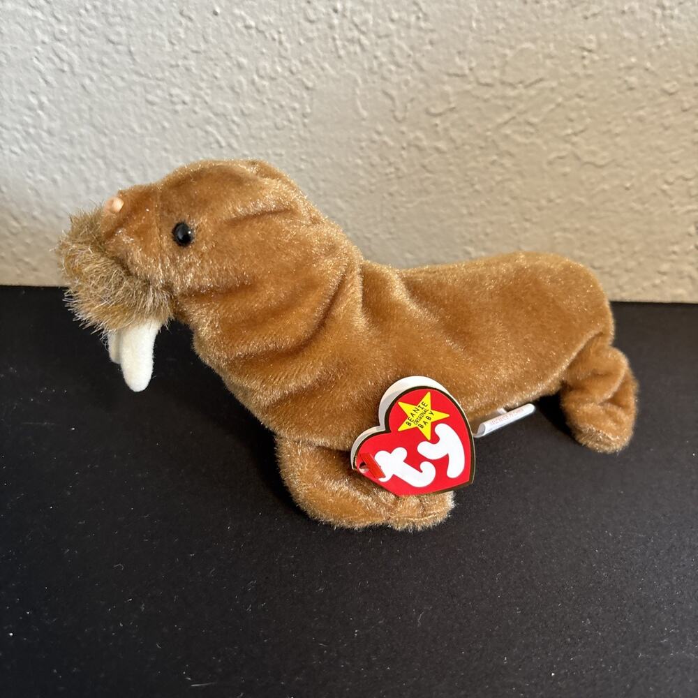 Ty Beanie Babies Paul the Walrus - DOB February 23, 1999